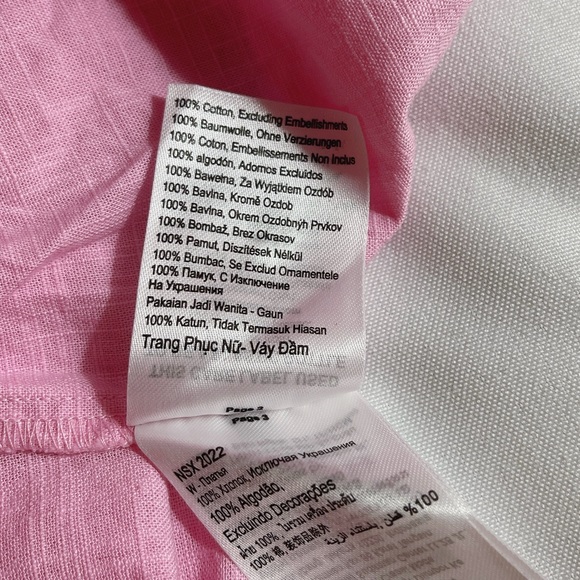 Cotton On Harlow Full Sleeve Pink Mini Dress 🎀🤍🔲 - Picture 6 of 10